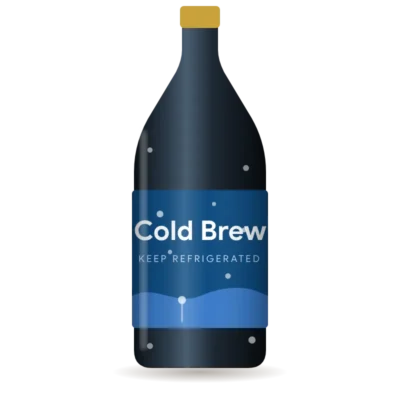 Waterproof labels, illustrative render